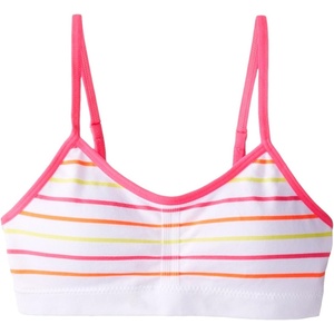 image:imageMaidenform Girls Seamless Ruched Crop BraPink Warm Strip