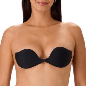 image:imageMaidenform Womens Adhesive Bra with Front Clip Reusable Sticky Bras for Women with Front Clip Strapless Water ResistantBlack