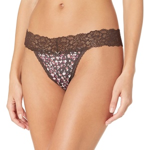 image:imageMaidenform Womens Dream with Lace Thong PantyCocoa Cat Print