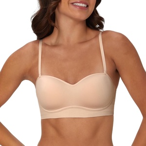 image:imageMaidenform Womens M Balconette Bralette Soft Wireless Pullover Bra 8Way Convertible StrapsSandshell