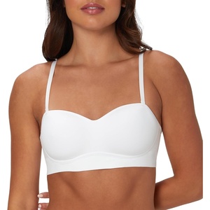 image:imageMaidenform Womens M Balconette Bralette Soft Wireless Pullover Bra 8Way Convertible StrapsWhite