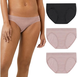 image:imageMaidenform Womens M Bikini Panty Pack Seamless Rib Bikini Underwear for Women 3PackEvening BlushBlackEvening Blush