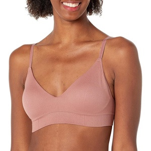 image:imageMaidenform Womens M Rib Seamless Bralette Soft Wireless Pullover Bra Convertible StrapsEnchantment Pink