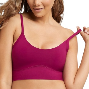 image:imageMaidenform Womens M Seamless Crop Tank Wireless Bralette LongLine Cropped Pullover BraVenture Pink