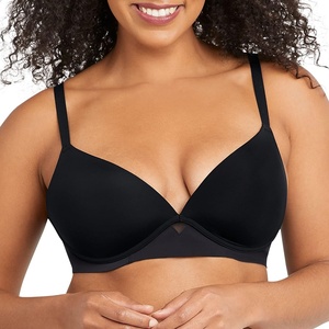 image:imageMaidenform Womens One Fab Fit Wireless Demi Bra with Convertible Straps and Lightly Lined CupsBlack