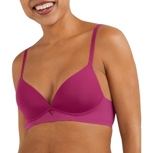 image:imageMaidenform Womens One Fab Fit Wireless Demi Bra with Convertible Straps and Lightly Lined CupsRazzleberry