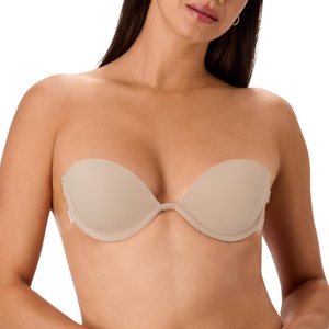 image:imageMaidenform Womens Wireless Bra with Wings Reusable Sticky Bras for Women Sweat amp Water Resistant StraplessAlmond